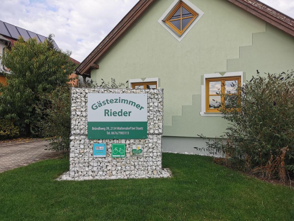 Gaestezimmer Rieder Staatz 외부 사진